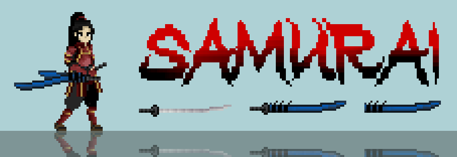 2D Samurai Character