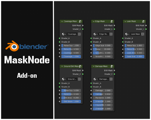 Mask Nodes V1.2 by CGCocktail