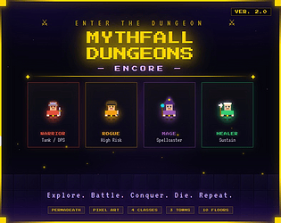 MYTHFALL DUNGEONS: ENCORE — Version 2.0 game screenshot