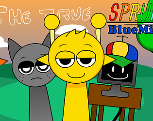 BlueGBox - The true Sprunki (BlueMixed) game screenshot