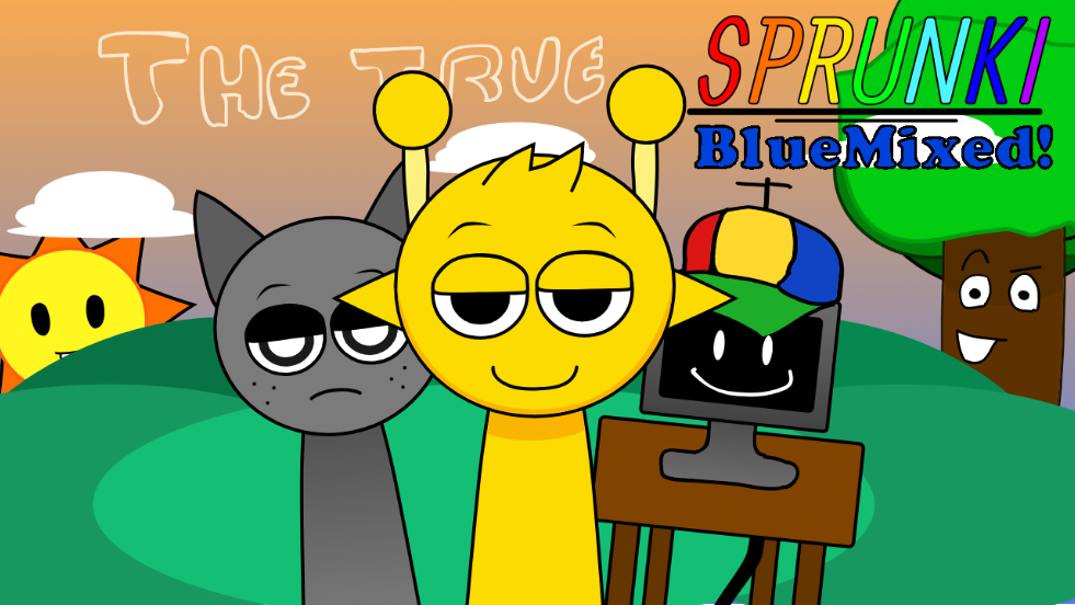 BlueGBox - The true Sprunki (BlueMixed)