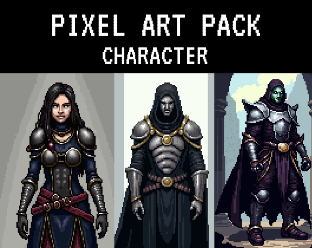 FREE Pixel Art Character Pack by PIXEL_1992