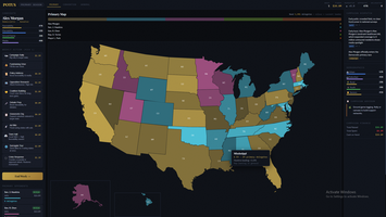 Random Election Map Simulation Update 5 — More of Everything - POTUS - Election Simulator Demo by ...