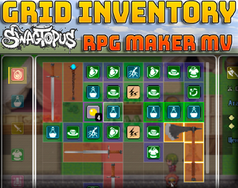 Swag Grid Inventory (RPG Maker MV) by Swag