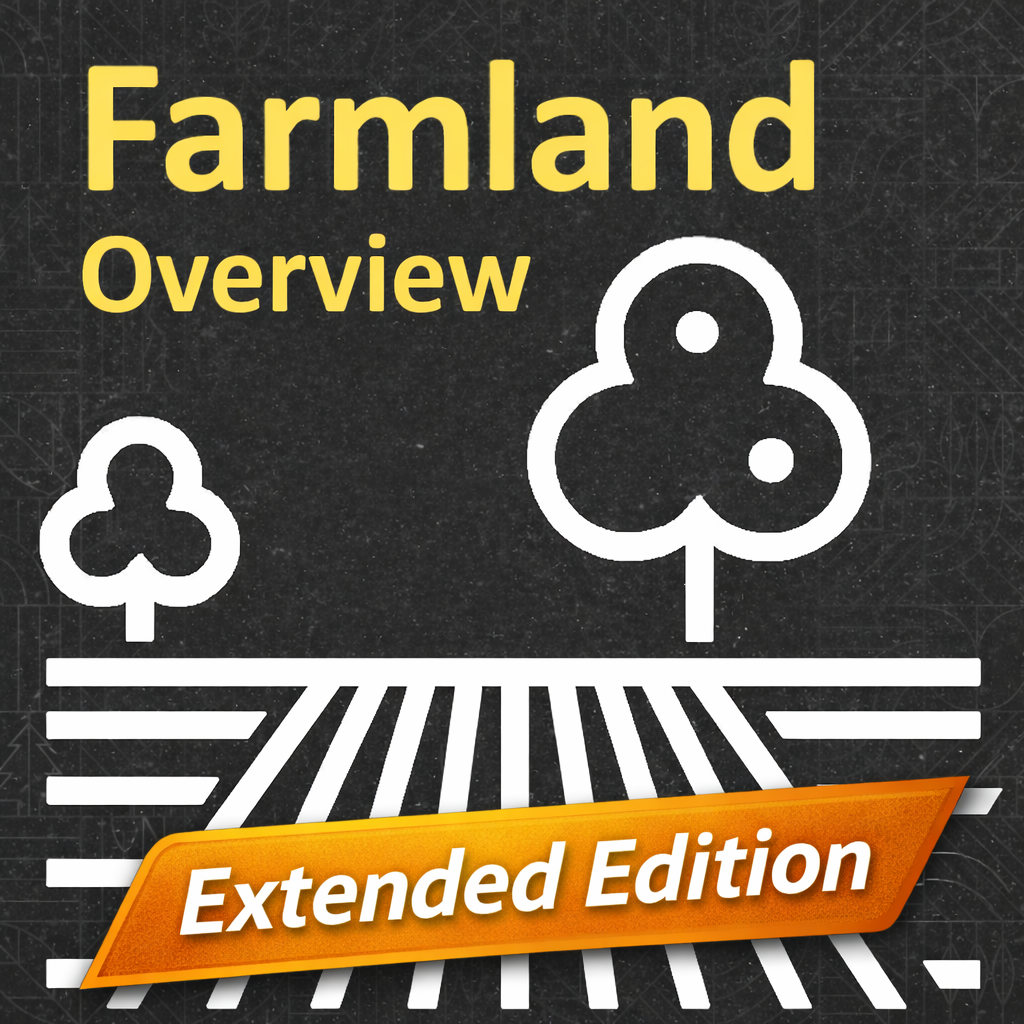Cover image for FS25 Farmland Overview (Extended)