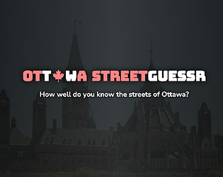 Ottawa StreetGuessr game screenshot