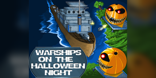 Cover image for Warships On The Halloween Night