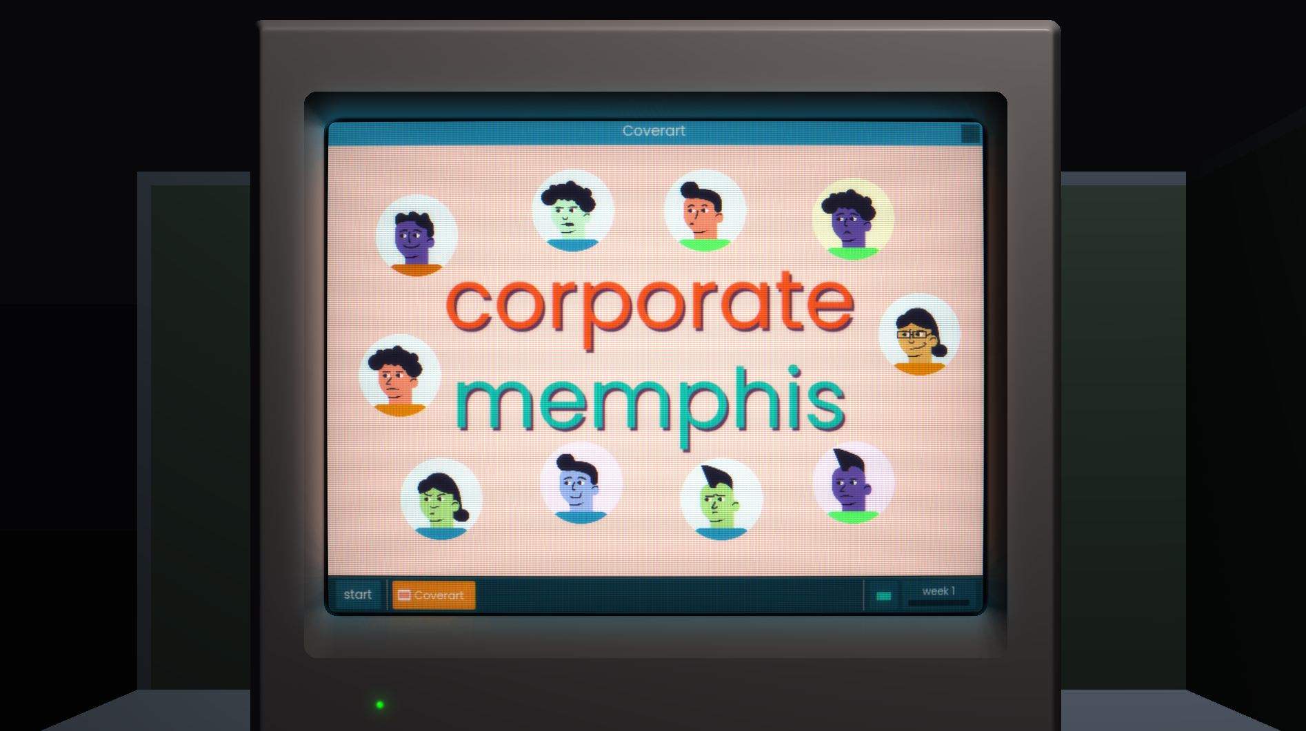 Cover image for corporate memphis