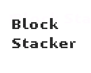 Block stacker game screenshot
