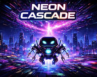 Neon Cascade game screenshot