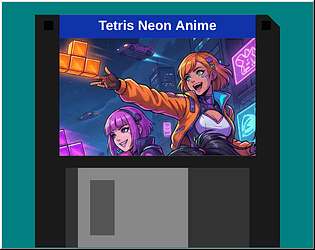Tetris Neon Anime Block Puzzle Game