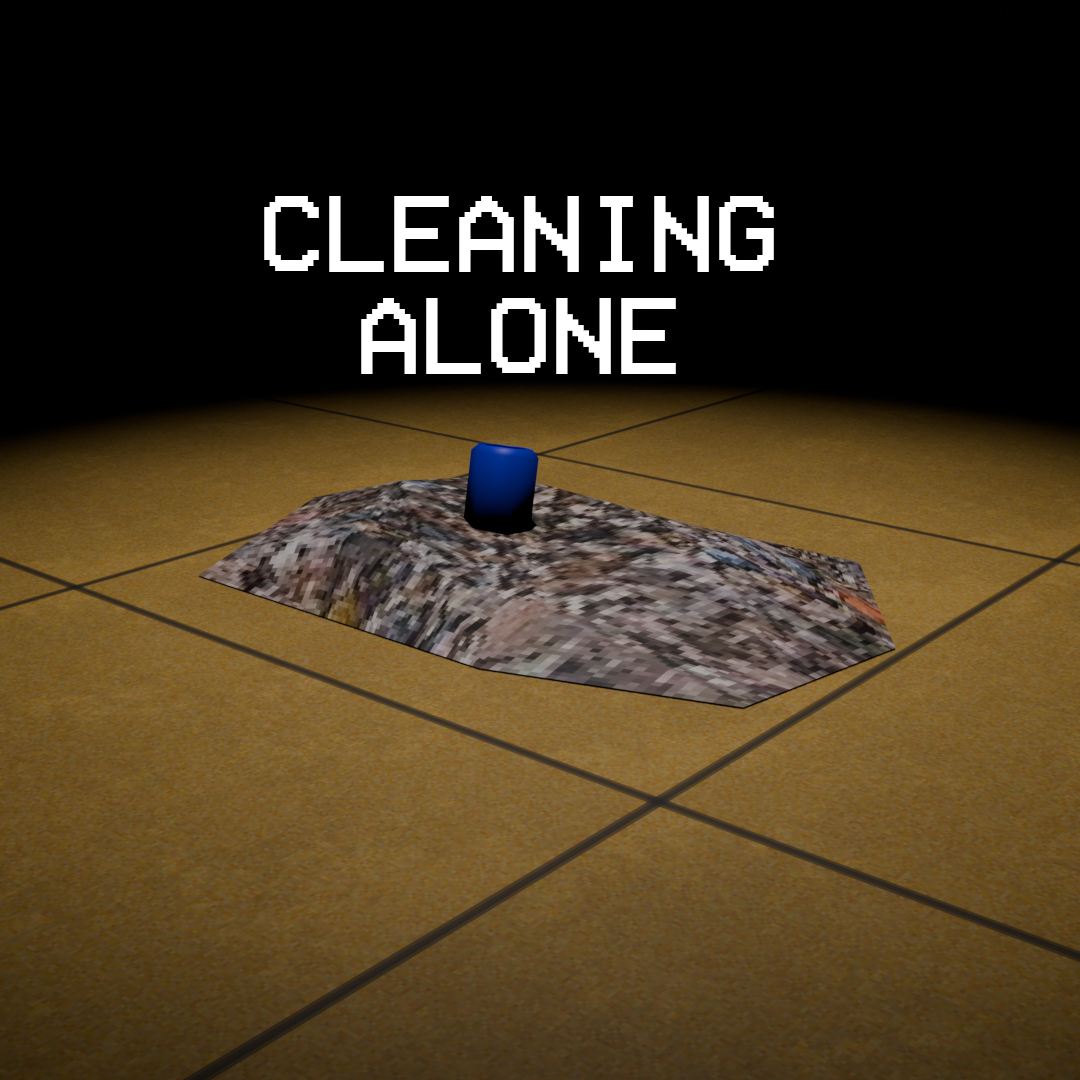 Cover image for cleaning alone the game