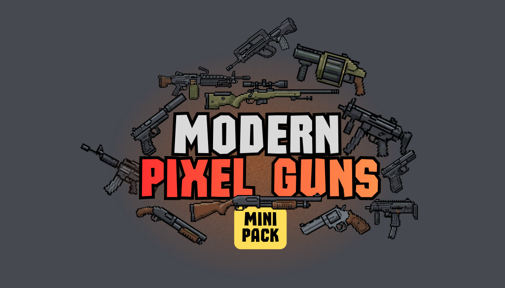 Modern Pixel Guns – 2D Firearms Asset Pack by MutterPixel Studio