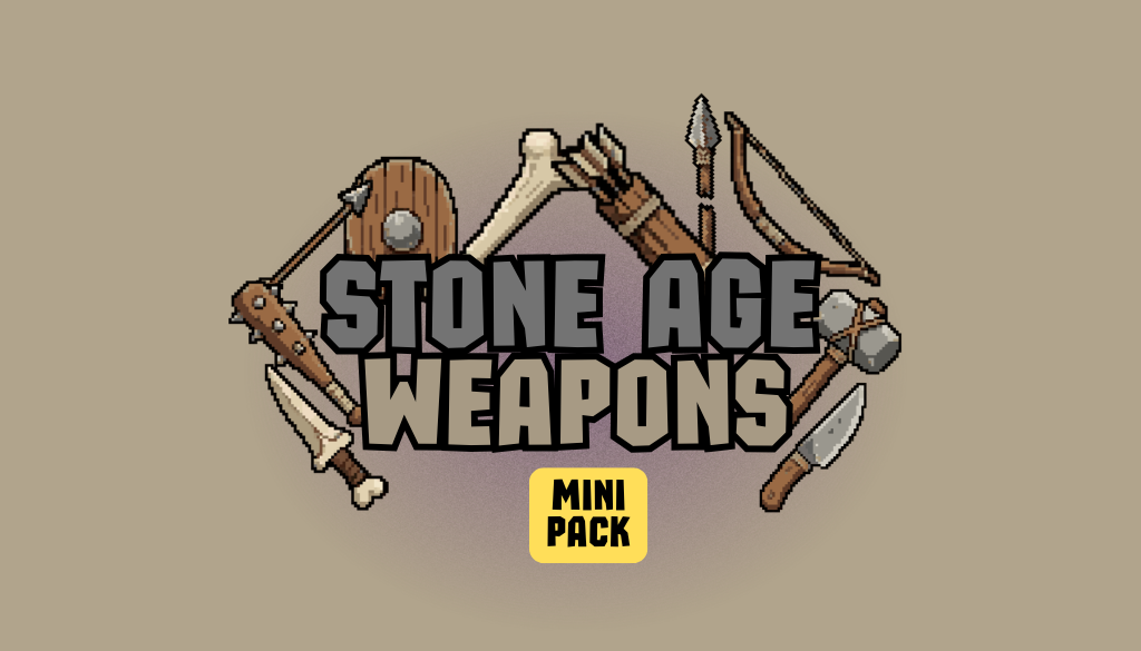 Stone Age Weapons - Mini Pack