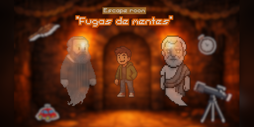 Cover image for 𝐅𝐮𝐠𝐚𝐬 𝐝𝐞 𝐦𝐞𝐧𝐭𝐞𝐬 "Escape Room"