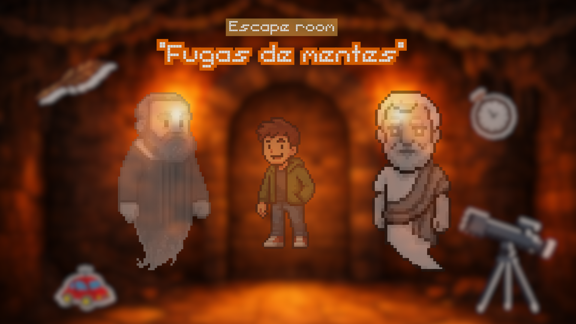 Cover image for 𝐅𝐮𝐠𝐚𝐬 𝐝𝐞 𝐦𝐞𝐧𝐭𝐞𝐬 "Escape Room"