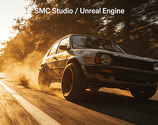 UE4/SMC Studio car demo game screenshot