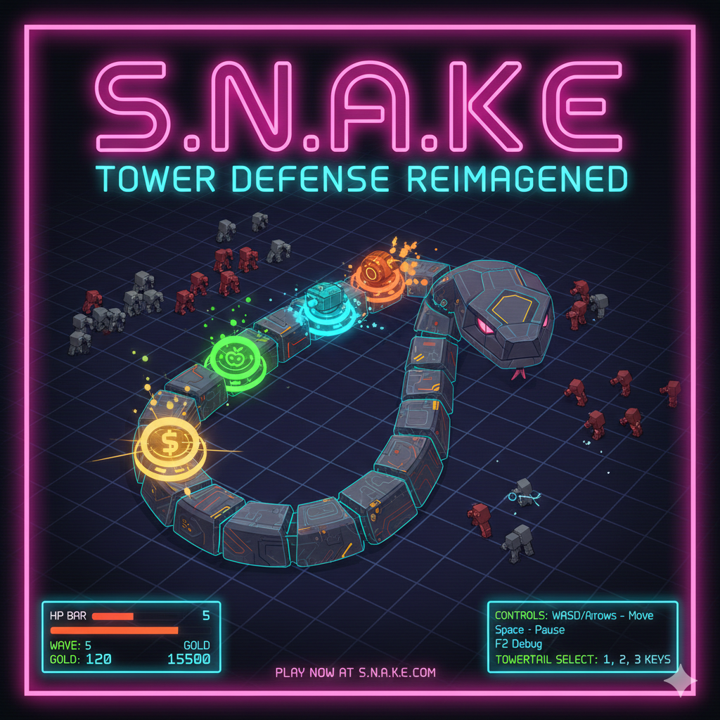 Snake with Turrets