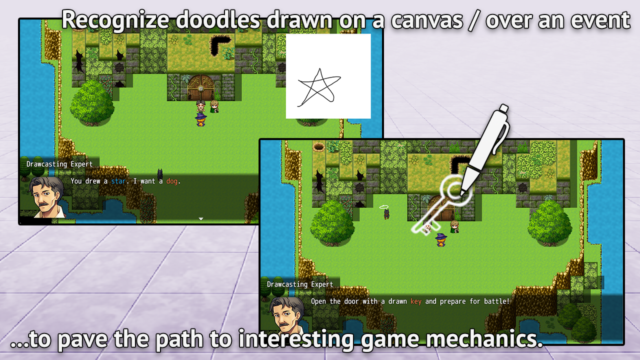 Canvas Image Recognition Plugin - RPG Maker MZ / MV by GBRO Games