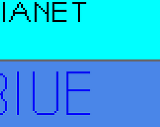 Planet Blue (project) game screenshot