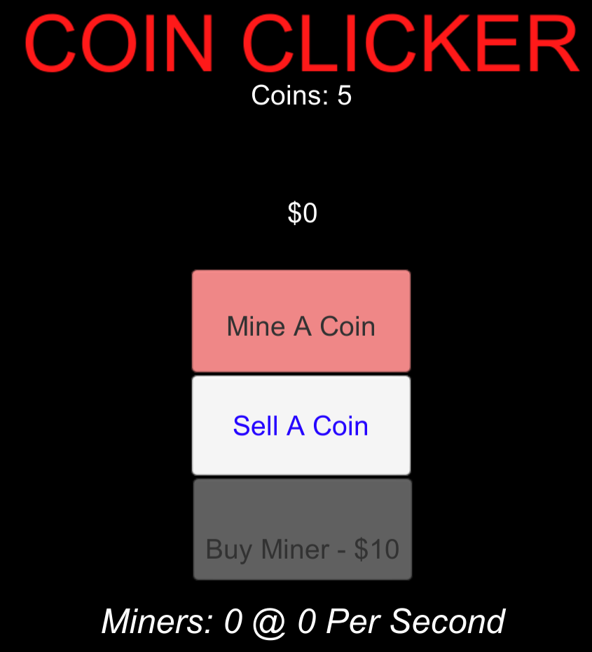 Coin Clicker by Piston games