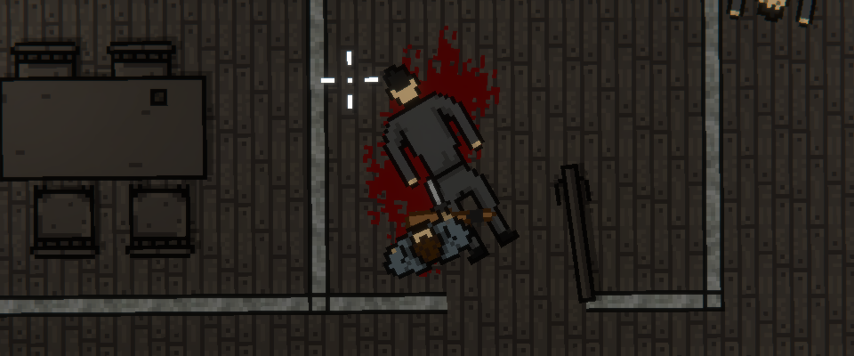 Hotline Miami Inspired 2D Top-Down Shooter For Unity