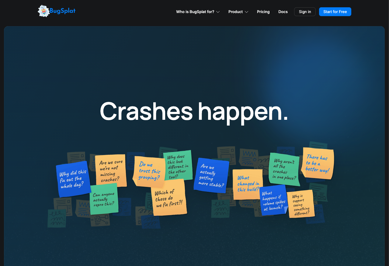 BugSplat by bugsplatsoftware