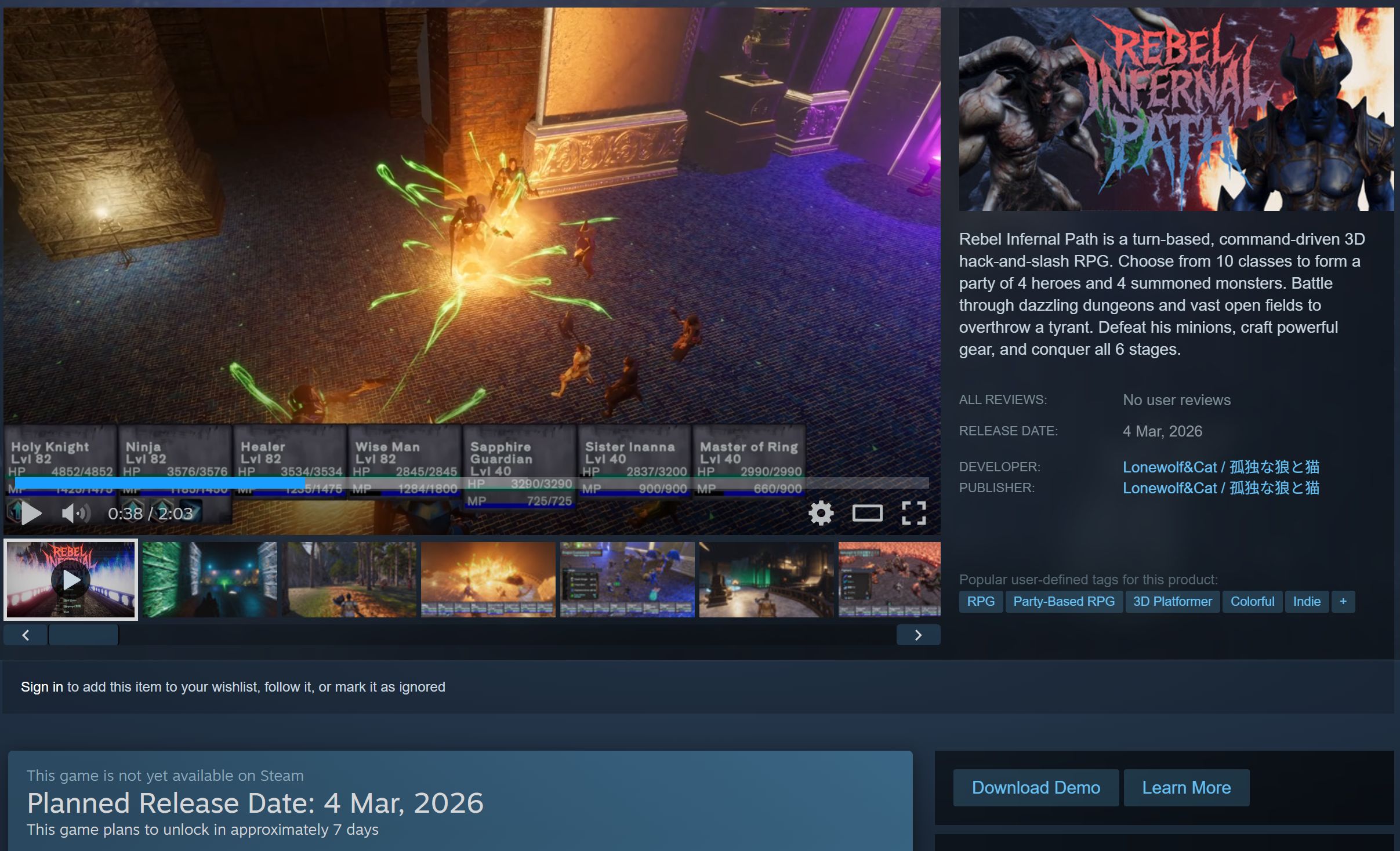 Participating in Steam Next Fest with Rebel Infernal Path! - Rebel ...