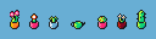 Modular Pixel Plants