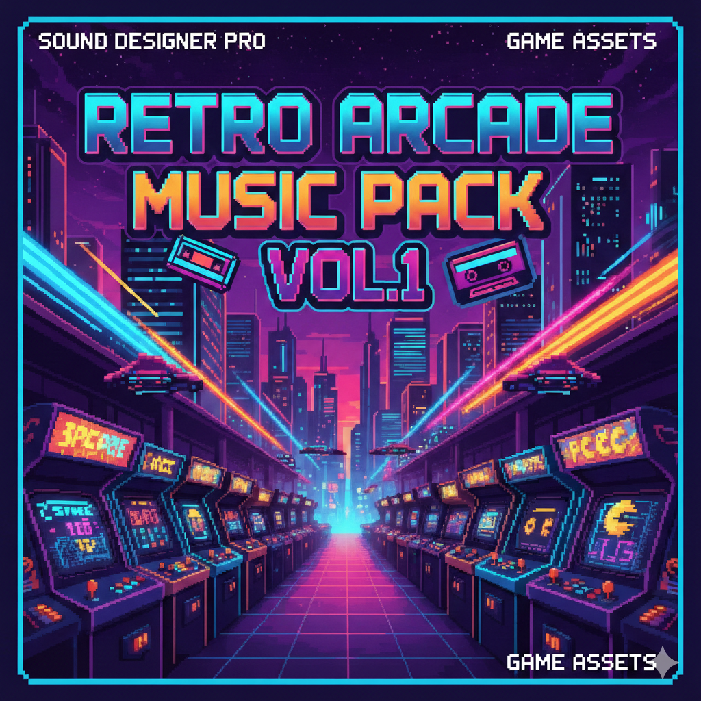 Retro Arcade Game Music Pack Vol.1 – 4 Loopable Tracks (Indie Game ...