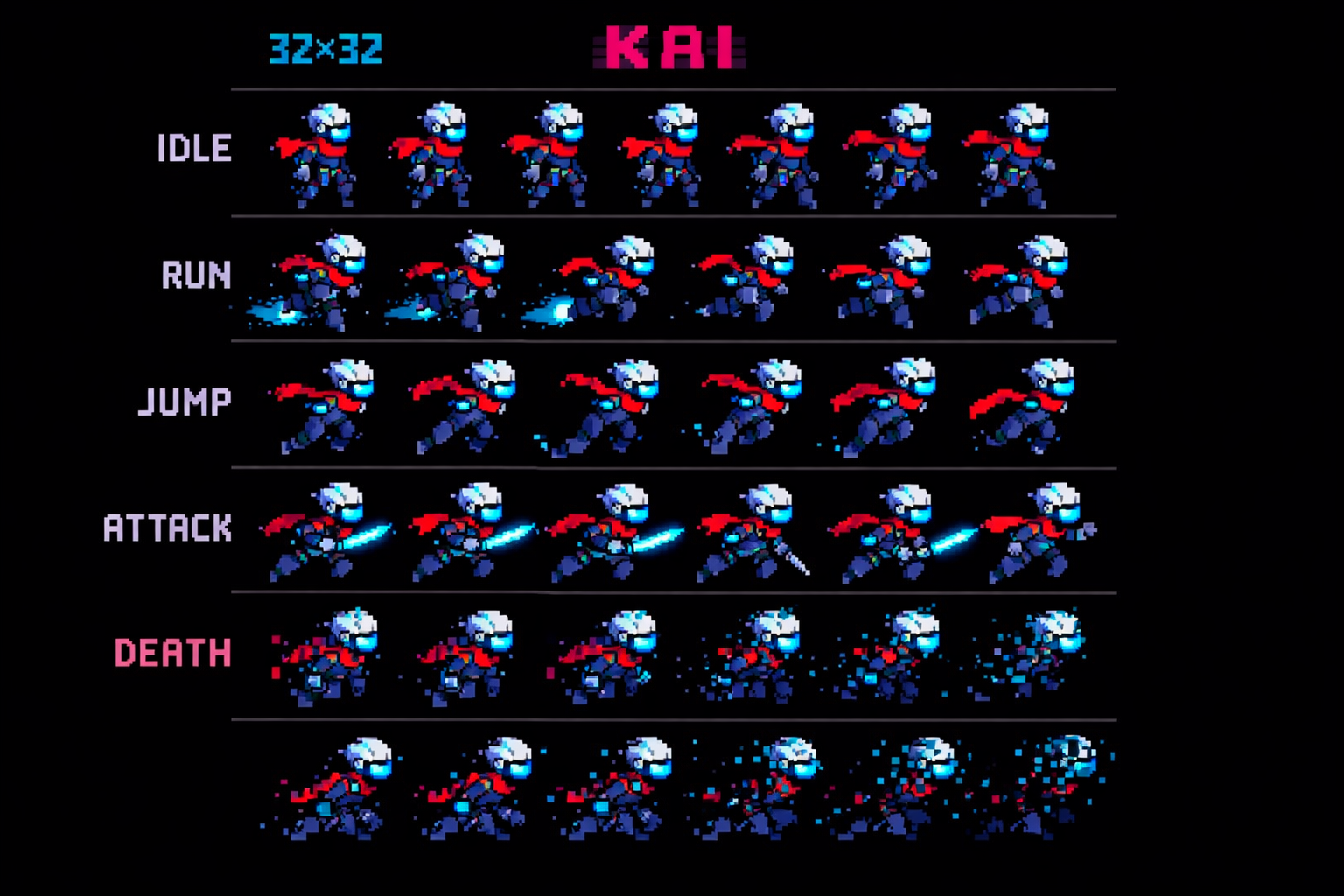 KAI 2d game assets