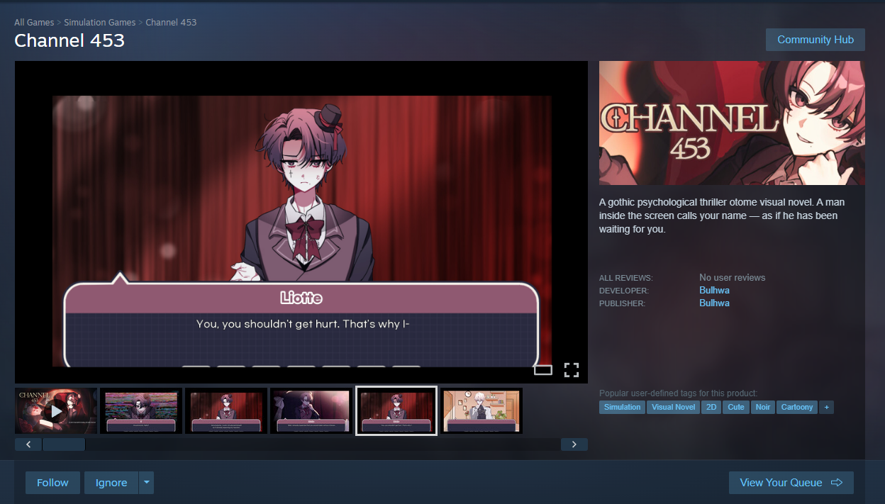 Channel 453 is now on Steam! 📺 - Channel 453 by Bulhwa