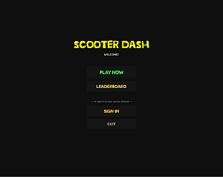 Scooter Dash game screenshot