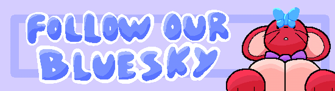 Open the game's Bluesky page!