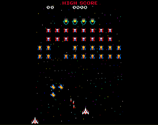 Galaga 1981- First Level Recreation