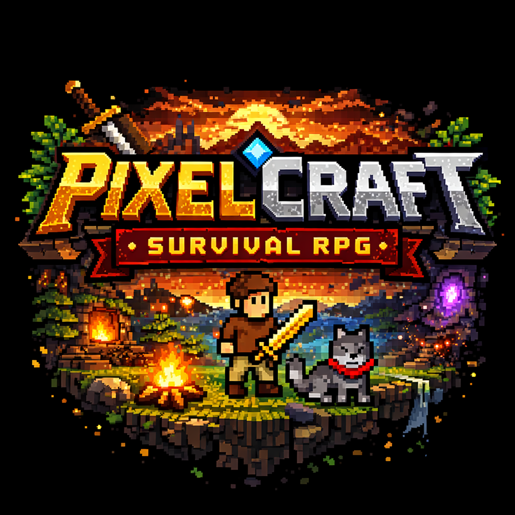 PixelCraft Survival RPG – Cute Pixel Art Crafting & Adventure Game. by ...