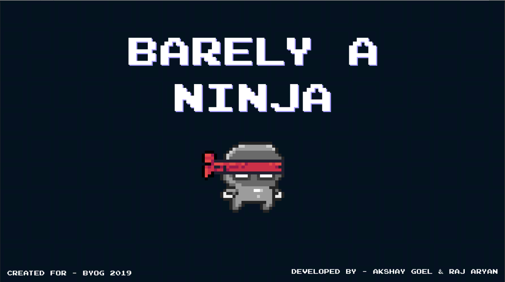 Barely a Ninja