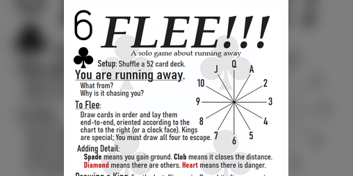 Cover image for FLEE!!! (a 52/52/52 Game)