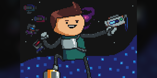 Cover image for Jimmy McBlaster Builds a Space Station