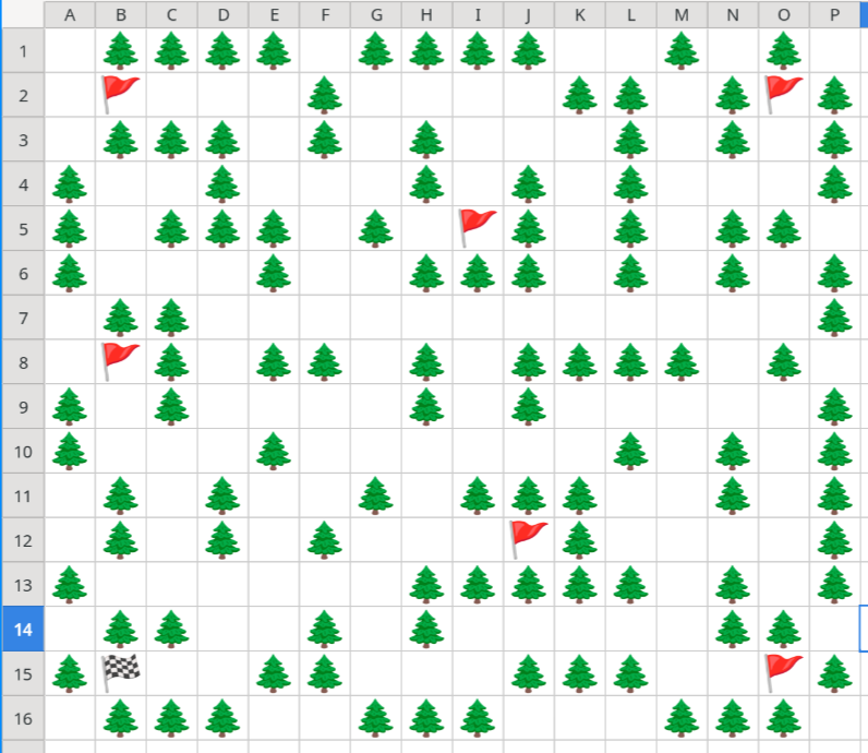 map of the buildings