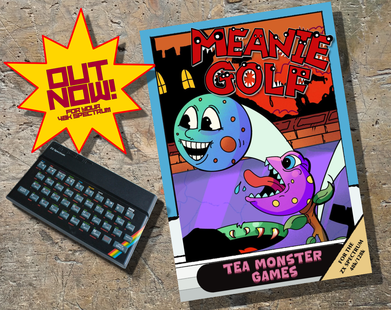 Cover image for Meanie Golf (48k ZX Spectrum homebrew)