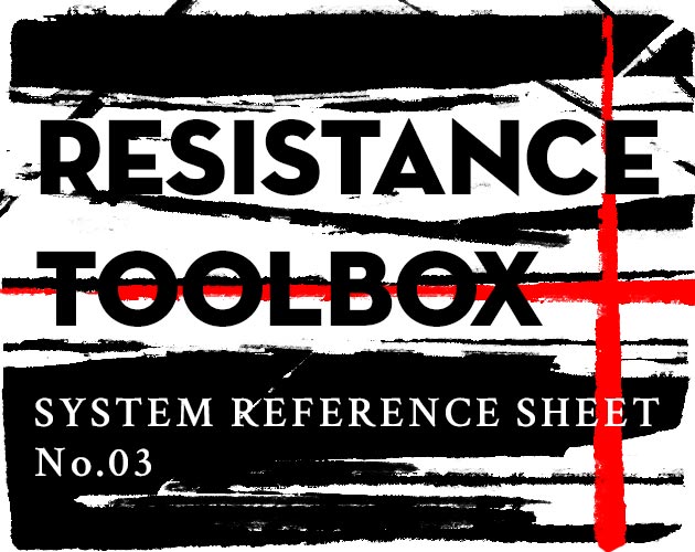 Cover image for Resistance Toolkit -System Reference Sheet-