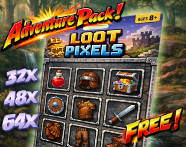 LOOT PIXELS - Adventure Pack!