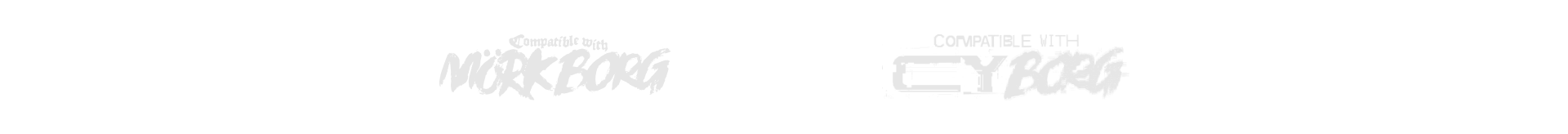 Compatible with Mörk Borg and CY_Borg badges