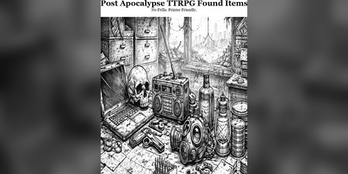 Cover image for Post Apocalypse TTRPG Found Items