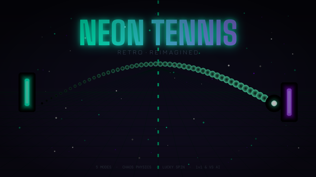 neon tennis