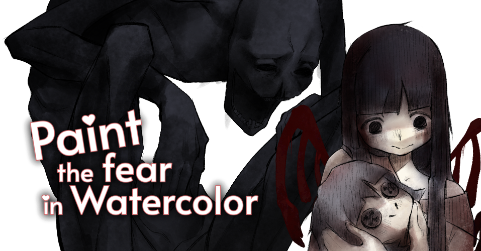 Paint the fear in Watercolor