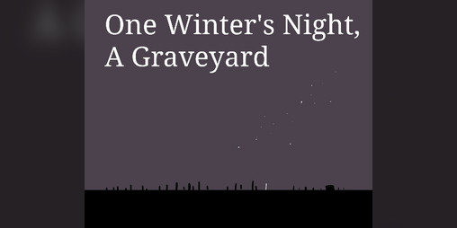 Cover image for Mann Solo's One Winter's Night, A Graveyard