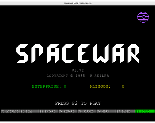 spacewar game screenshot