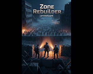 Zone Rebuilder - prototype game screenshot